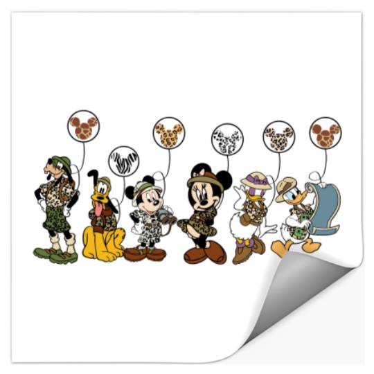 Animal Kingdom Safari Stickers, Disney Safari Stickers