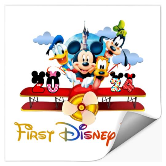 My First Disney Trip Stickers, Disney Bound Stickers, Disney Family Vacation Stickers