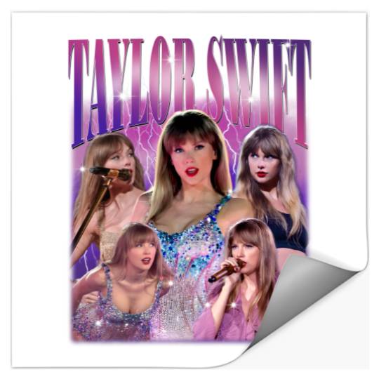 Discover Taylor 90s Vintage Stickers, Taylor The Eras Tour Stickers