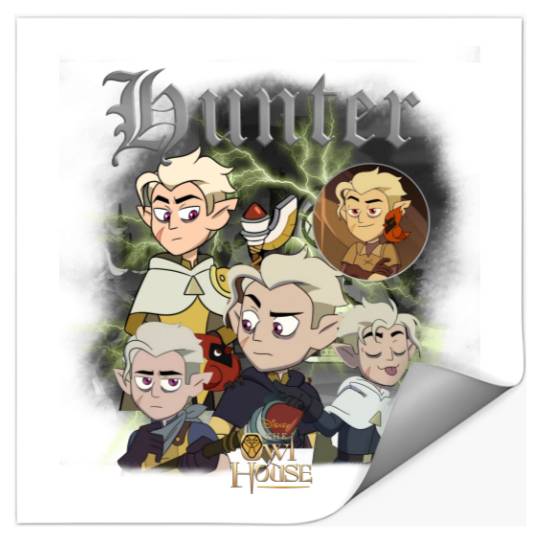 Disney Owl House Vintage Stickers, Disney Owl House, Hunter Vintage Stickers