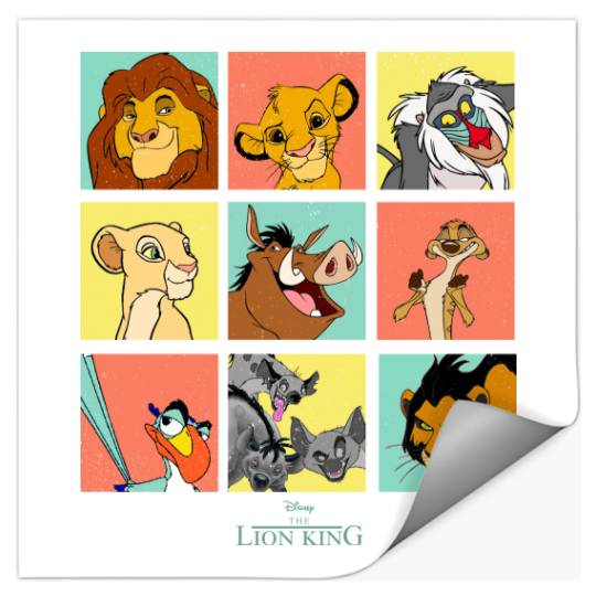 Disney Lion King Simba And Friends Stickers, Disney The Lion King Stickers
