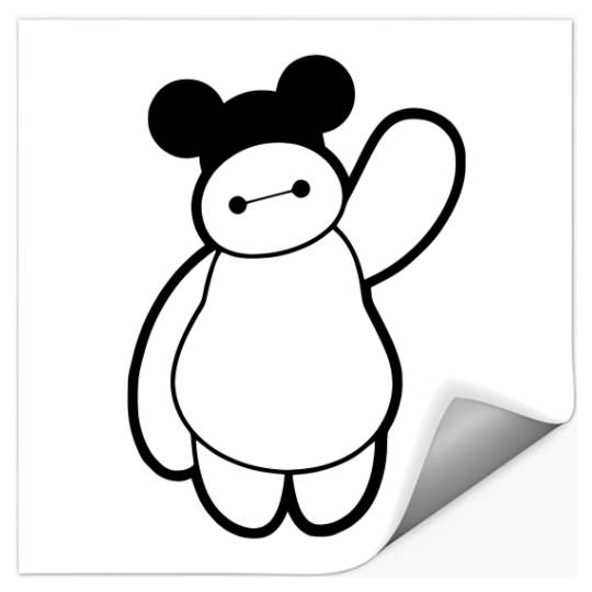 Cute Baymax Stickers, Disney Baymax Stickers, Big Hero 6 Stickers, Mickey Baymax Stickers
