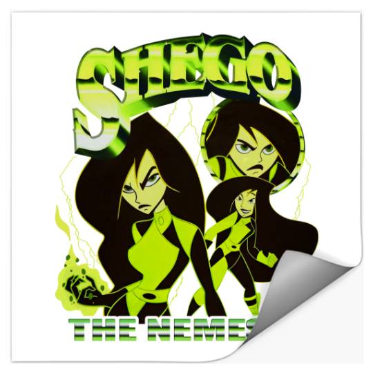 Kim Possible Shego The Nemesis Stickers, Disney Kim Possible Clothingx