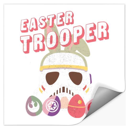 Star Wars Easter Stormtrooper Disney Easter Stickers, Family Easter Stickers, Easter Bunny Stickers, Easter Egg Stickers