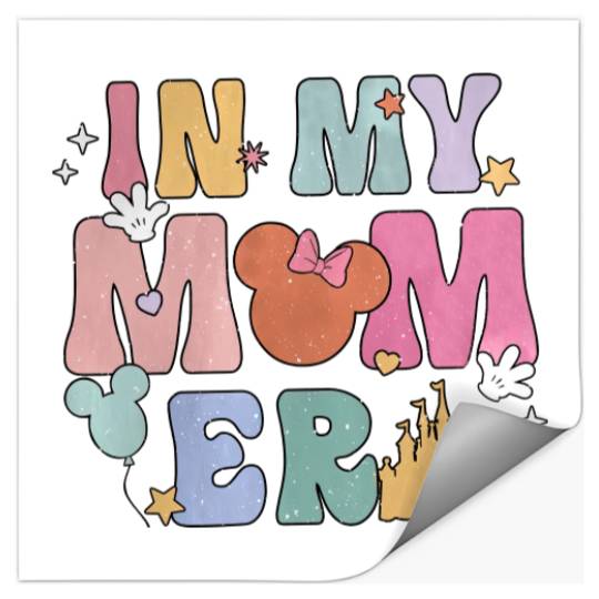 In My Mom Era Stickers, Funny Disney Mom Stickers, Retro Mom Era Stickers