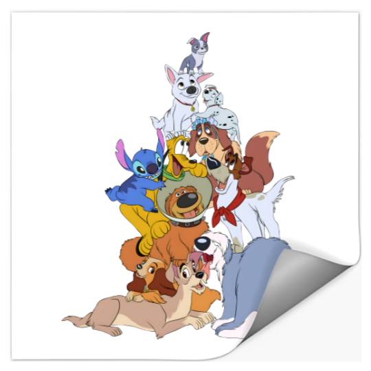 Disney Dogs Stickers, Disney Dog Mom Stickers