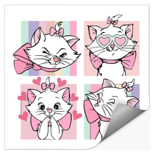 Disney Marie Aristocats, Cat Lover, Marie Aristocats Stickers