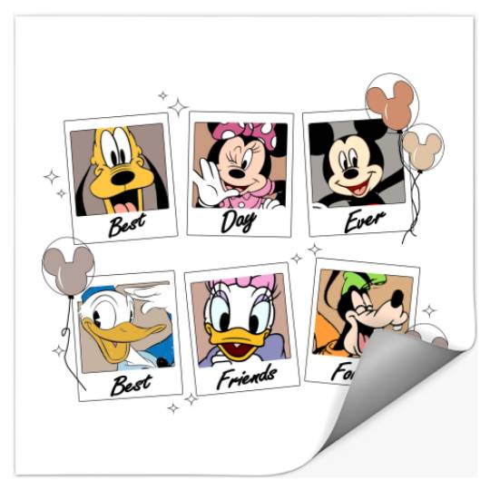 Disney Toy Story Stickers, Best Day Ever, Best Friend Forever,