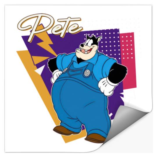 Retro 90s Dogface Pete Disney Ducktales Villains Stickers
