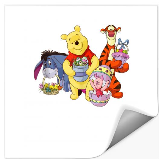 Disney Easter Winnie The Pooh Stickers