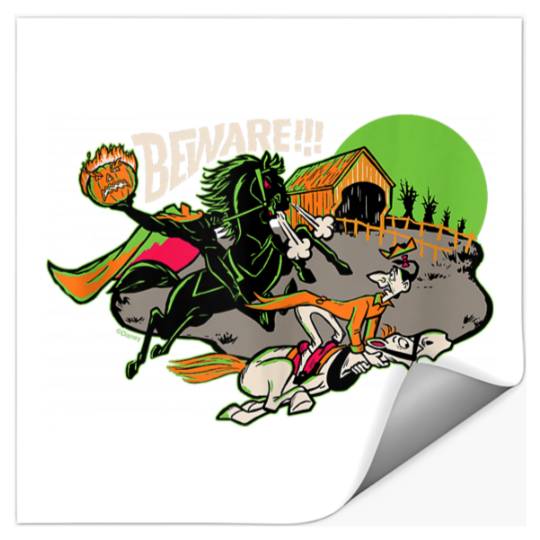 Disneyss 100 The Headless Horseman Of Sleepy Hollow Halloween Stickers