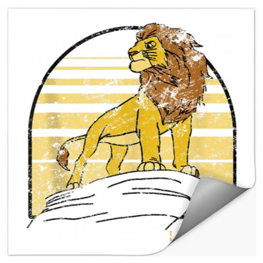 Disneyss The Lion King Simba Pride Rock Sunset Stickers
