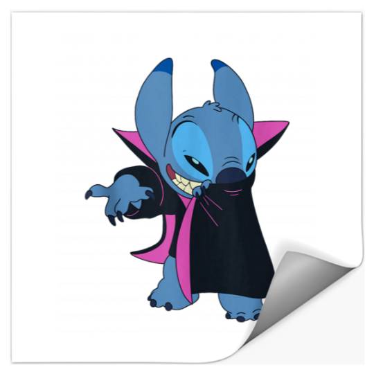 Disney Lilo Stitch Halloween Stitch Vampire Costume Stickers