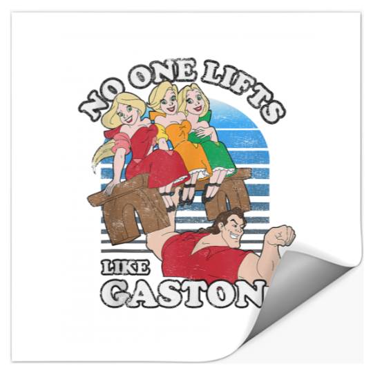 Disney Beauty And The Beast No One Lifts Like Gaston Stickers