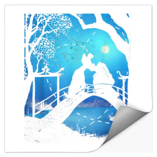 Disneyss The Lady And The Tramp Night Time Silhouette Stickers