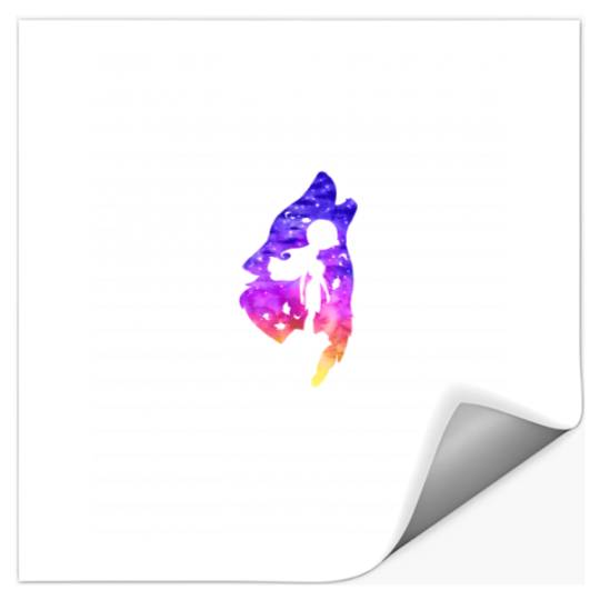 Disney Princesses Pocahontas Colors In The Silhouette 8412 Stickers