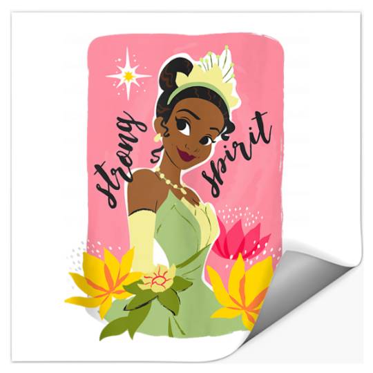 Disneyss The Princess The Frog Tiana Portrait Free Spirit Stickers