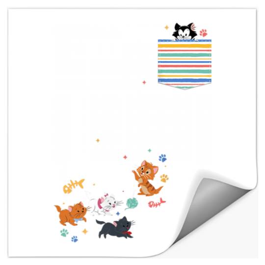 Disneyss The Aristocats Movie Kittens Pocket Stickers