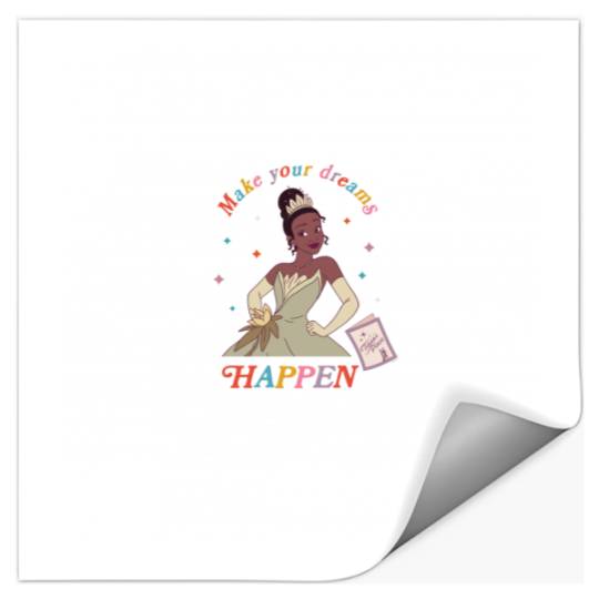 Disneyss Princess And The Frog Tiana Make Your Dreams Happen Stickers