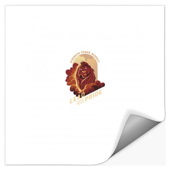Disney The Lion King 30th Anniversary Mufasa Lead with Pride Stickers