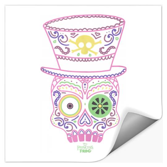 Disneyss Princess And The Frog Dr Facilier Line Art Mask Stickers