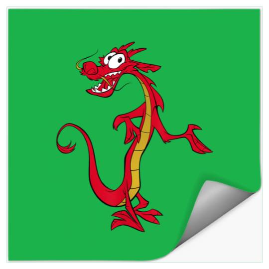 Disney Mulan Mushu Dragon TShirt Stickers