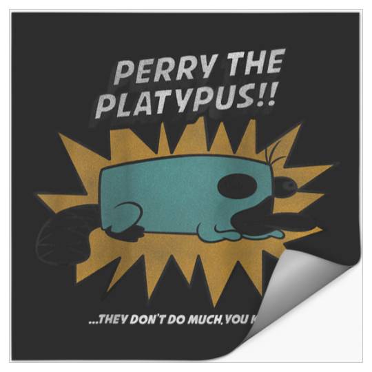 Disneyss Phineas And Ferb Perry The Platypus Stickers
