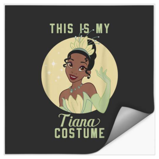 Disney Princess This is My Tiana Costume Stickers