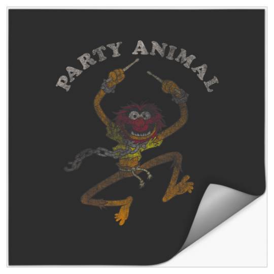Disney The Muppets Distressed Party Animal Muppe Stickers