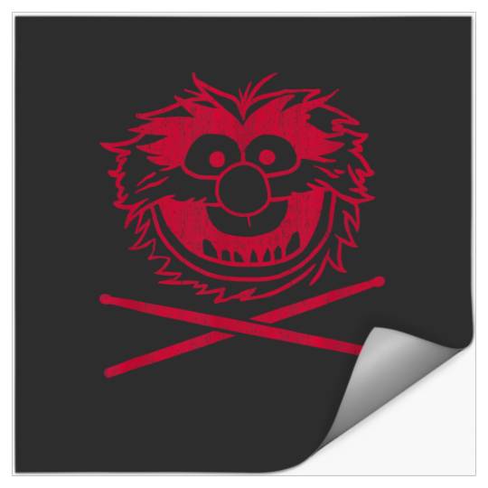 Disney The Muppets Party Animal  Red Drummer Pos Stickers