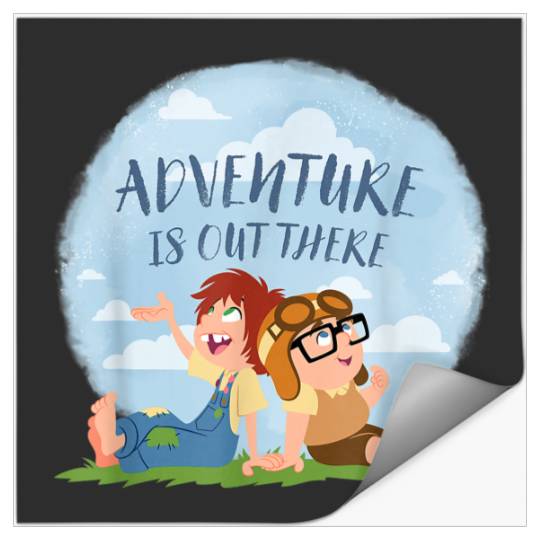 Disneyss Pixars Up Carl Ellie Adventure Is Out There Stickers