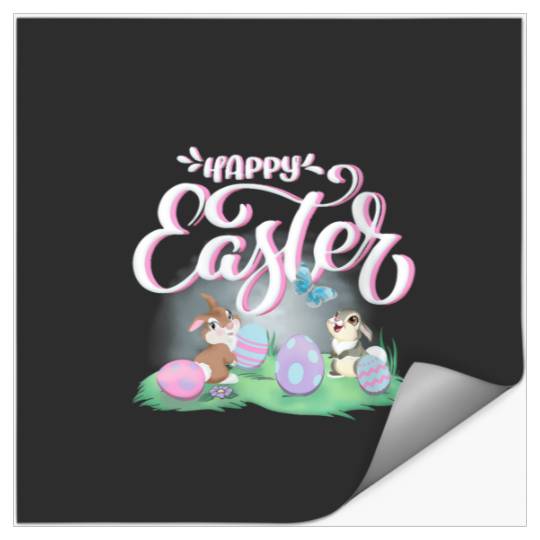 Womens Disney Bambi Happy Easter Thumper Amp Mis Stickers