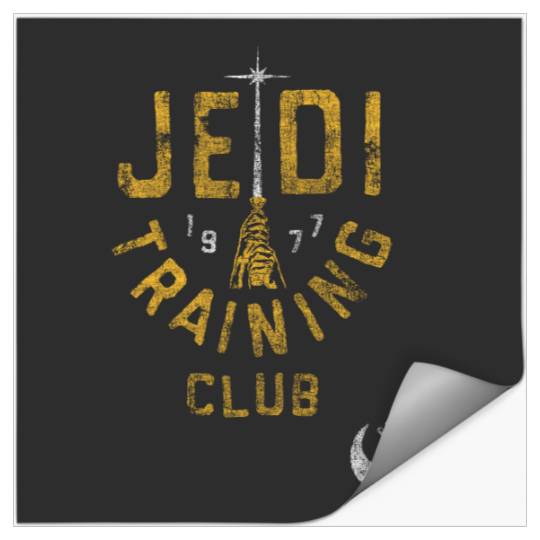 Star Warss Jedi Training Club Distressed Rebels Disney Long Sleeve Stickers