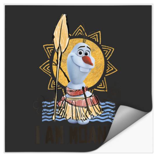 Disneyss Olaf Presents Moana Costume Sketch Stickers