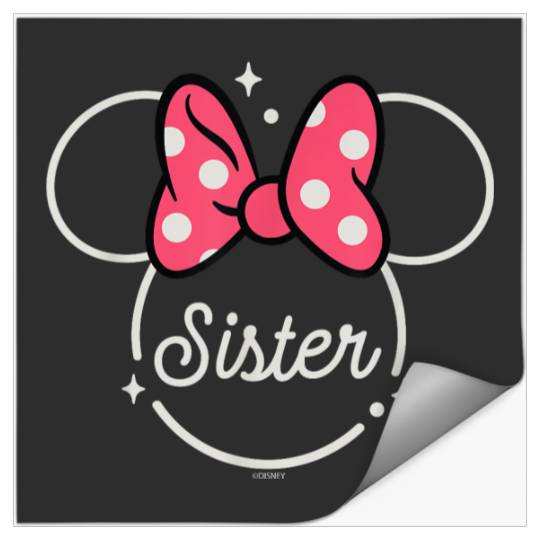 Disney Minnie Mouse Sister Head Icon Magic Family Trip Stickers