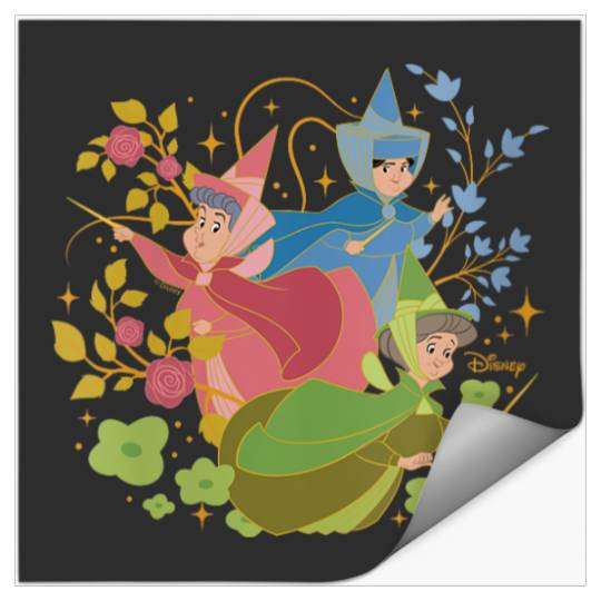 Disney Princess - Sleeping Beauty Flora Fauna Merryweather Stickers