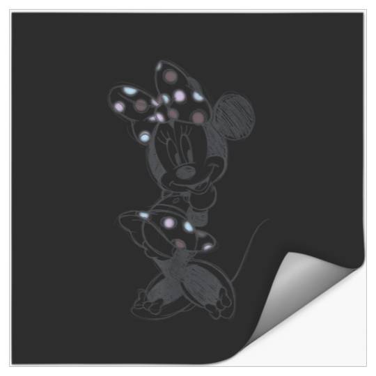 Disney Minnie Mouse  Sweetie Pastel Polka Dot Sk Stickers