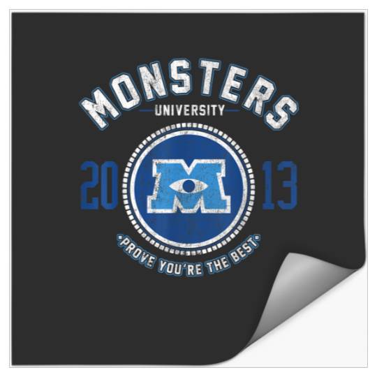 Disney Monsters University Logo Graphic TShirt Stickers