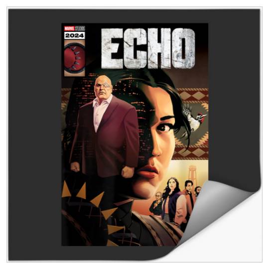 Marvels Studios Echo Tv Series 2024 Comic Cover Art Disneyss+ Stickers