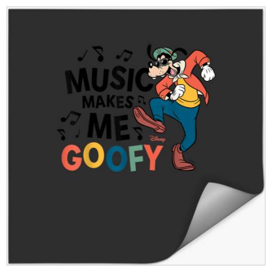 Disney Music Makes Me Goofy Stickers
