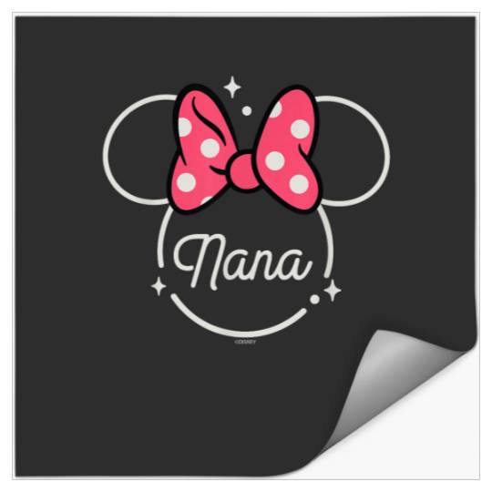 Disney Minnie Mouse Nana Grandma Icon Magic Moth Stickers