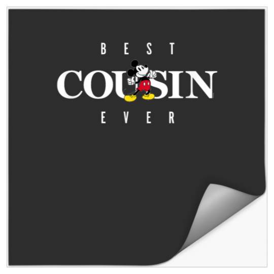 Disney Mickey Mouse Thumbs Up Best Cousin Ever F Stickers