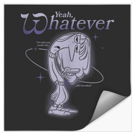 Disneyss Pixars Inside Out 2 Yeah Whatever Cute Ennui Big Logo Stickers