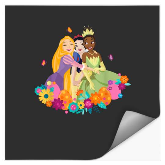 Disney Princess Rapunzel Snow White Tiana Spring Stickers