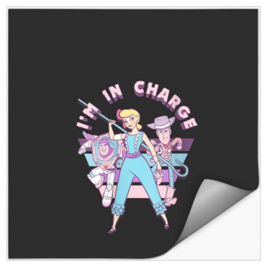 Womens Disney  Toy Story Little Bo Peep I'm In Charge V-Neck Stickers