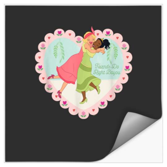 Disney Princess Frog Tiana Charlotte Friends Do Stickers