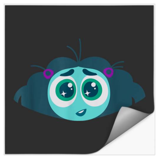 Disneyss Pixars Inside Out 2 Envy Big Head Logo Stickers