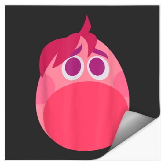 Disneyss Pixars Inside Out 2 Embarrassment Big Head Logo Stickers