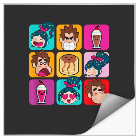 Disney WreckIt Ralph Vanellope Ralph Desserts Pa Stickers