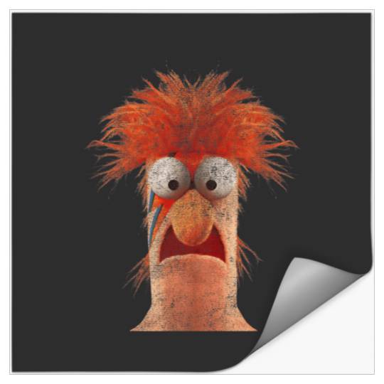 Disney The Muppets Rockstar Beaker Distressed Bi Stickers